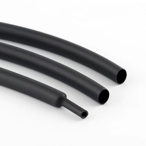 Gaine thermorétractable noire Ashan 2:1 en PE, 2,0 mm, 1KV VW-1, ignifuge, simple paroi, -55°C +125°C, pour câbles - Product Image 1
