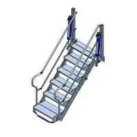 Portable Aluminum Extension Folding Stairs Ladder
