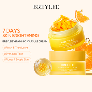 Crème hydratante raffermissante et éclaircissante à la vitamine C BREYLEE en capsules - Product Image 1