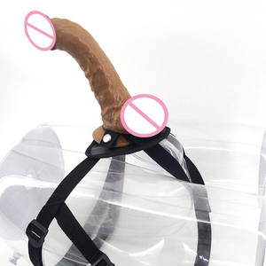 24Cm Sexspielzeug Realistische Penis Damen Anzug hose Mit Gürtel Strapon <span class=keywords><strong>Dildo</strong></span> Für Lesben - Product Image 4