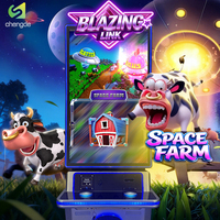 Máquina de Juego Arcade Vertical con Pantalla Táctil que Funciona con Monedas, Juego de Habilidad Blazing Link
