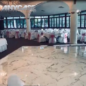 Pista de baile de madera móvil de Venta caliente en suministros de fiesta en blanco y negro - Product Image 6