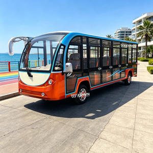 รถบัสชมวิวไฟฟ้า ZOWN 72V ใช้พลังงานลิเธียม 8-23 ที่นั่งหนังนุ่มสบาย รับประกัน 2 ปี ขับขี่มั่นคง เหมาะสำหรับสวนสัตว์และวันหยุด - Product Image 1