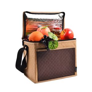 กระเป๋าเก็บความเย็นปิคนิคแบบกันน้ำ ผลิตตามสั่ง พร้อมโลโก้  วัสดุเป็นมิตรต่อสิ่งแวดล้อม  บุด้วยอลูมิเนียมฟอยล์  รุ่น 2026 - Product Image 4