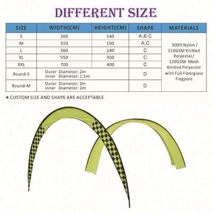 Publicité de qualité commerciale Designs personnalisés Semi-Circle Fpv Racing Gate - Product Image 3