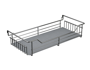 Panier de rangement étroit coulissant gris foncé de 150 mm à montage latéral pour armoire de cuisine d'hôtel, idéal pour les épices - Vente en gros - Product Image 4