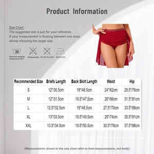 กระโปรงผ้าชีฟองสำหรับเต้นสมัยใหม่สำหรับผู้หญิงกระโปรงเต้นชุดเต้นเล่นโคลงสั้นๆ - Product Image 6