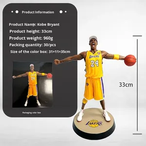 Frozen Basketball Black Mamba dribbling Yellow vestiti n. 24 Action Figure Orienttoy plastica 1:1 scala decorazione - Product Image 3