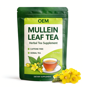 Té de Verbasco de Marca Privada OEM al por Mayor, Bolsitas de Té Herbal para la Salud Pulmonar y Desintoxicación, 15 Bolsitas de Té Sin Cafeína - Product Image 1