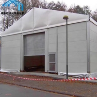Carpa de Exhibición Grande de Aluminio con Estructura en A de 40m x 80m, Blanca, para Eventos y Ferias Comerciales al Aire Libre, con Capacidad para hasta 1600 Personas
