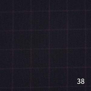 意大利风格套装新款设计弹力色染格子涤纶粘胶tr西装外套面料 - Product Image 5