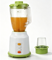 Blender de comptoir GB-BL702 300-500W, mixeur à jus 3 vitesses, AC220-240V 50/60Hz, blender avec pot en plastique de 1,5 L et gobelet broyeur