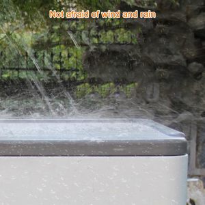 Venta caliente de herramientas pequeñas de servicio pesado Sustaniable grueso doble puerta jardín impermeable <span class=keywords><strong>resina</strong></span> plástica patio <span class=keywords><strong>cobertizo</strong></span> para Patio trasero - Product Image 3