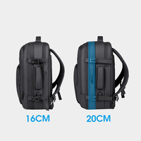 Mochila para Portátil Oxford Unisex Eastshine, de Negocios, de Alta Gama, Multifuncional, de Color Sólido, Gran Capacidad, Impermeable, con USB