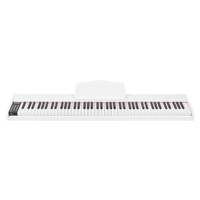 88 Keys Wooden Digital Piano Keyboard With Touch Sensitive Keys