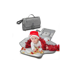 Wickel auflage Tragbare Reise wechsler Station Wasserdichtes Windel kissen Windel tasche Faltbare Windel kupplung Travel Kit - Product Image 5