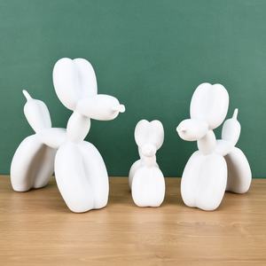 Fluid Art fornisce 16cm 25cm 30cm <span class=keywords><strong>palloncino</strong></span> fluido <span class=keywords><strong>cane</strong></span> embrione bianco gioco di marea in <span class=keywords><strong>resina</strong></span> ornamenti artistici <span class=keywords><strong>palloncino</strong></span> fluido per cani - Product Image 3