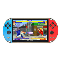 Console de jeu vidéo portable rétro 515-1 New X12 Plus 7 pouces 16 Go avec 10000 jeux, résolution 1080x720 et batterie 2500 mAh