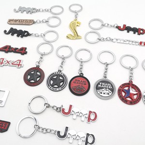 <span class=keywords><strong>Porte</strong></span>-clés de luxe en métal 3D pour hommes et femmes, emblème 4x4, accessoires pour clés de voiture 4x4, vente en gros - Product Image 3
