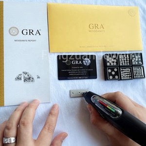 Fengzuan VVS colore bianco forma rotonda <span class=keywords><strong>pietre</strong></span> di Moissanite sciolte 6.5mm 1ct di alta qualità taglio brillante diamanti Moissanite sintetici - Product Image 2