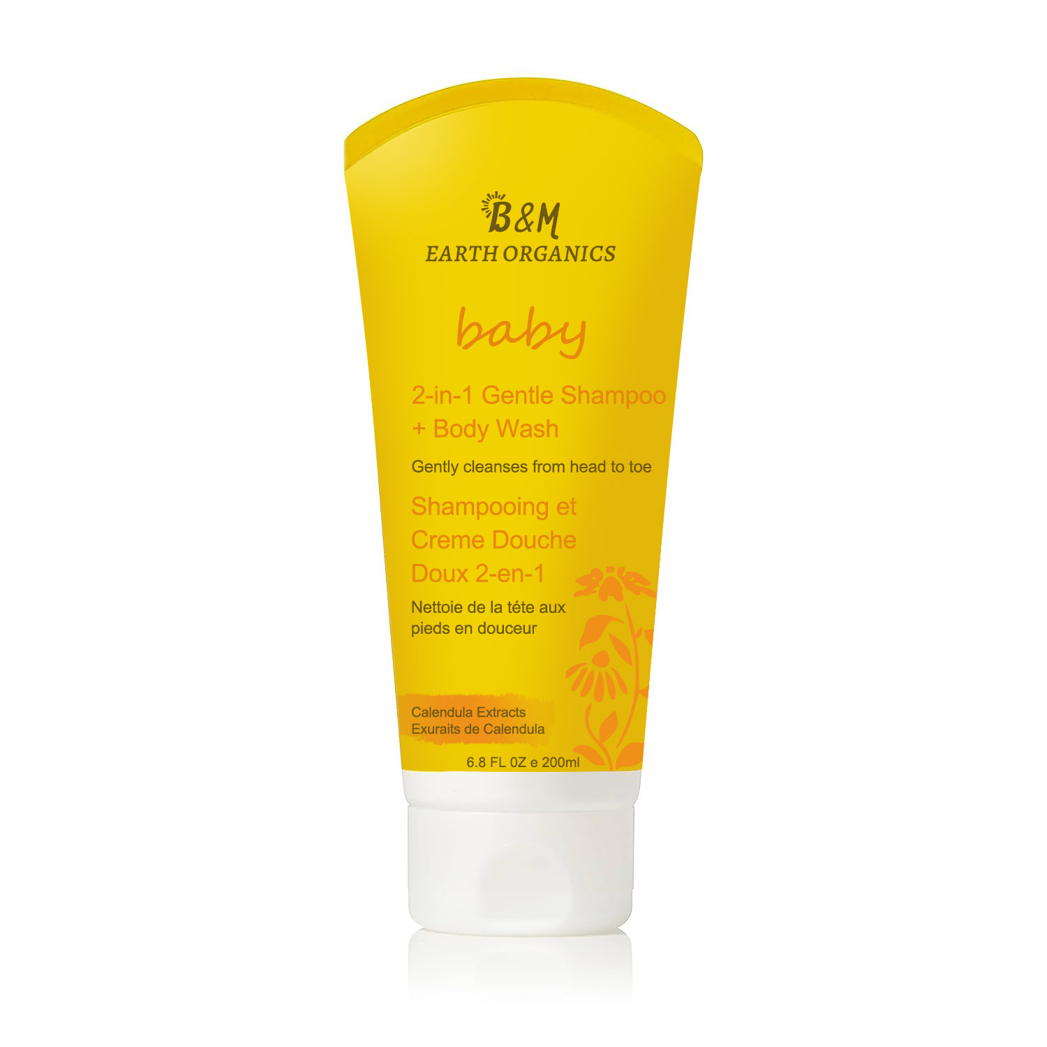 Baby's Shower Gel 3 in 1 Baby Shampoo and Body Wash Baby Skin Care Products Sensitive Skin Kids D