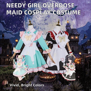 Costume de cosplay NEEDY GIRL OVERDOSE Dessert Paradise Hankook Cheongsam pour femmes, fête d'Halloween, jeu de rôle, KAngel Ame Chan - Product Image 2