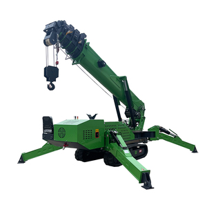 Grue araignée sur chenilles de 8 tonnes, mini-grue mobile pour espaces étroits, télécommande en option - Product Image 6