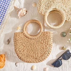 Matching Mommy and Me Summer Bags <b>Gift</b> <b>for</b> Her Personalized <b>Mother</b> <b>Daughter</b> Straw Bag Set Custom Beach Tote & Small Crossbody - Product Image 5