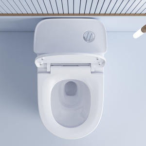 <span class=keywords><strong>Desatascar</strong></span> inodoro sanitario baño completo hotel de lujo inodoro negro en forma de huevo - Product Image 6