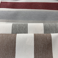 Coussin de chaise de patio en tissu Cabana Stripe Olefin à nouer, séchage rapide, 300 g/m², résistant aux UV