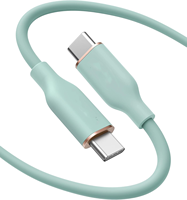 Câble USB-C vers USB-C 60W, charge rapide, transfert de données haute vitesse, flexible, durable, câble de charge TPE pour smartphone et tablette