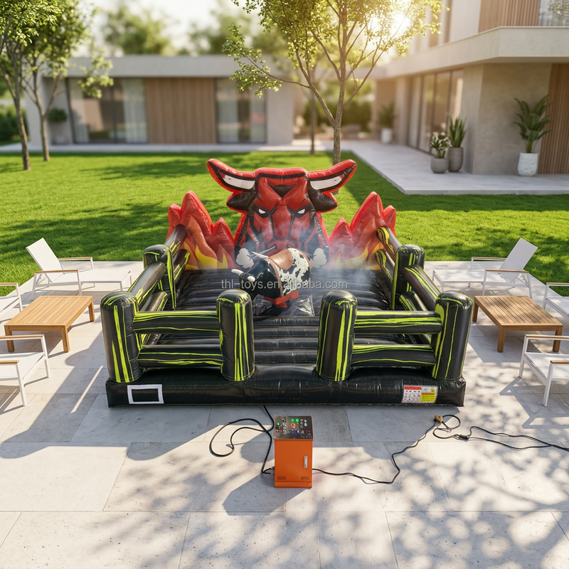 Big Size Inflatable Mechanical Bull Ride