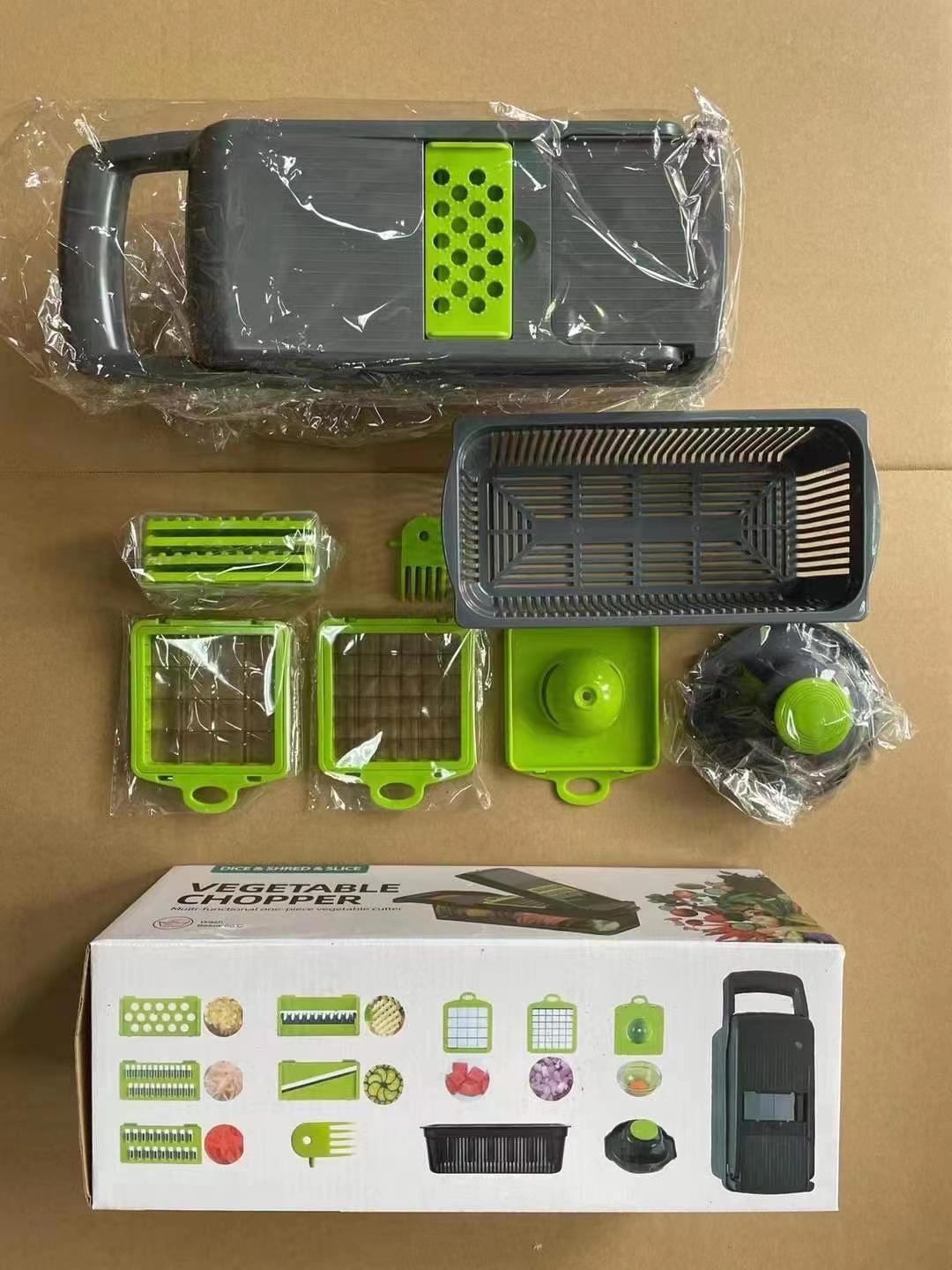 ตารางขนาดใหญ่กล่องสีเขียวชุด15ชิ้น