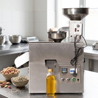 Machine d'extraction d'huile de coco vierge à petite échelle en acier inoxydable, équipement de pressage d'huile d'olive, d'arachide et de sésame