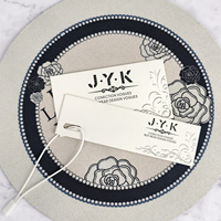 Étiquettes de bijoux en papier personnalisées pour cadeaux de Noël, 100 pièces/sachet, marque USM, 23x13mm, fabriquées à Guangdong, sac OPP