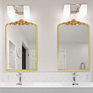 Châu Âu Pháp Baroque Phong Cách Cổ Tường Gương Trang Trí Nội Thất Treo Tường Gương Cổ Tường Treo Gương - Product Image 3