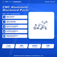 Pièces en aluminium CNC OEM 3/4/5 axes 6063 6061, panneaux de boîtier de perçage, cadre, revêtement en poudre, nickelé selon votre dessin
