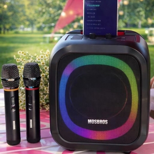 Altavoz Multimedia RGB BT Mosbros KaraBass 7K con Diámetro <span class=keywords><strong>de</strong></span> 133MM, BT V5.3 y Batería <span class=keywords><strong>de</strong></span> 12000mAh <span class=keywords><strong>para</strong></span> Exteriores - Product Image 4