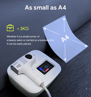Machine laser à diode portable 500W certifiée CE | Q-Switch 755/808/1064nm | Épilation et thérapie de la peau à usage commercial
