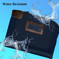 Sac de caisse de médicaments étanche personnalisé avec serrure Durable en similicuir argent monnaie pièce chèque portefeuille pochette pour hommes et femmes
