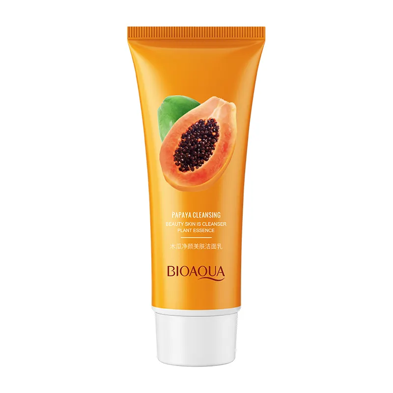 BIOAQUA-papaya hidratante, limpieza profunda de poros, belleza facial