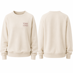 Sweat-shirt personnalisé brodé pour femme, col rond, pull-over, logo personnalisé, fabricant OEM ODM - Product Image 3