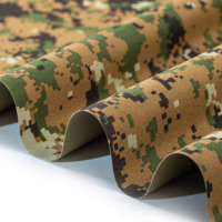 Tissu Oxford tissé antistatique imprimé camouflage Marpat 100% polyester pour bagages et sacs, imperméable 5*5 72T 600D PVC pour filles