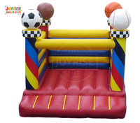 Château gonflable commercial à thème football pour usage extérieur et fêtes
