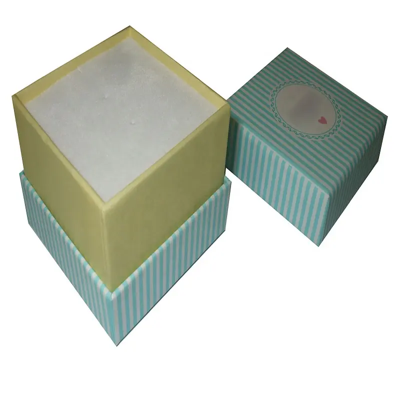 Diseño personalizado, caja de joyería, venta al por mayor de plata esterlina personalizada pendientes Cajas de Regalo personalizadas personalizado caja de joyería