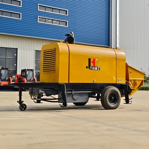 Pompe à béton et à coulis sur remorque de 40 mètres cubes, modèle Chine Hot Engine, à vendre - Product Image 2