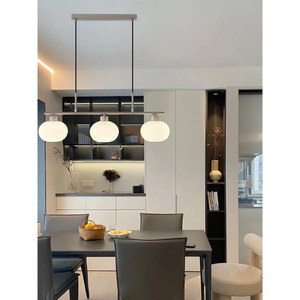 Luxury Modern Minimalist Japanese Style Persimmon-Themed Three-Headed Pendant <b>Light</b> French Country <b>Chandelier</b> Pendant <b>Lights</b> - Product Image 1