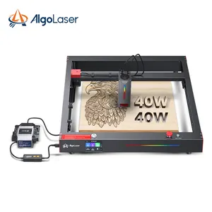 Algolaser 40W Machine de découpe laser pour la gravure d'étiquettes DIY Machine de gravure laser 3D
