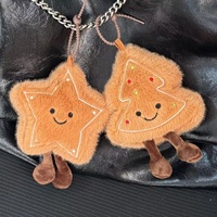 Pendentif en peluche Soleil et Lune transfrontalier, mignon, en forme de croissant, en matériau PP, fabriqué en Chine, accessoire de sac, porte-clés, cadeau