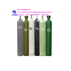 ISO approved refillable seamless multipurpose filling O2/ CO2/ helium/ hydrogen/ argon /N2/Ch4 bottle/cylinder/tank/container